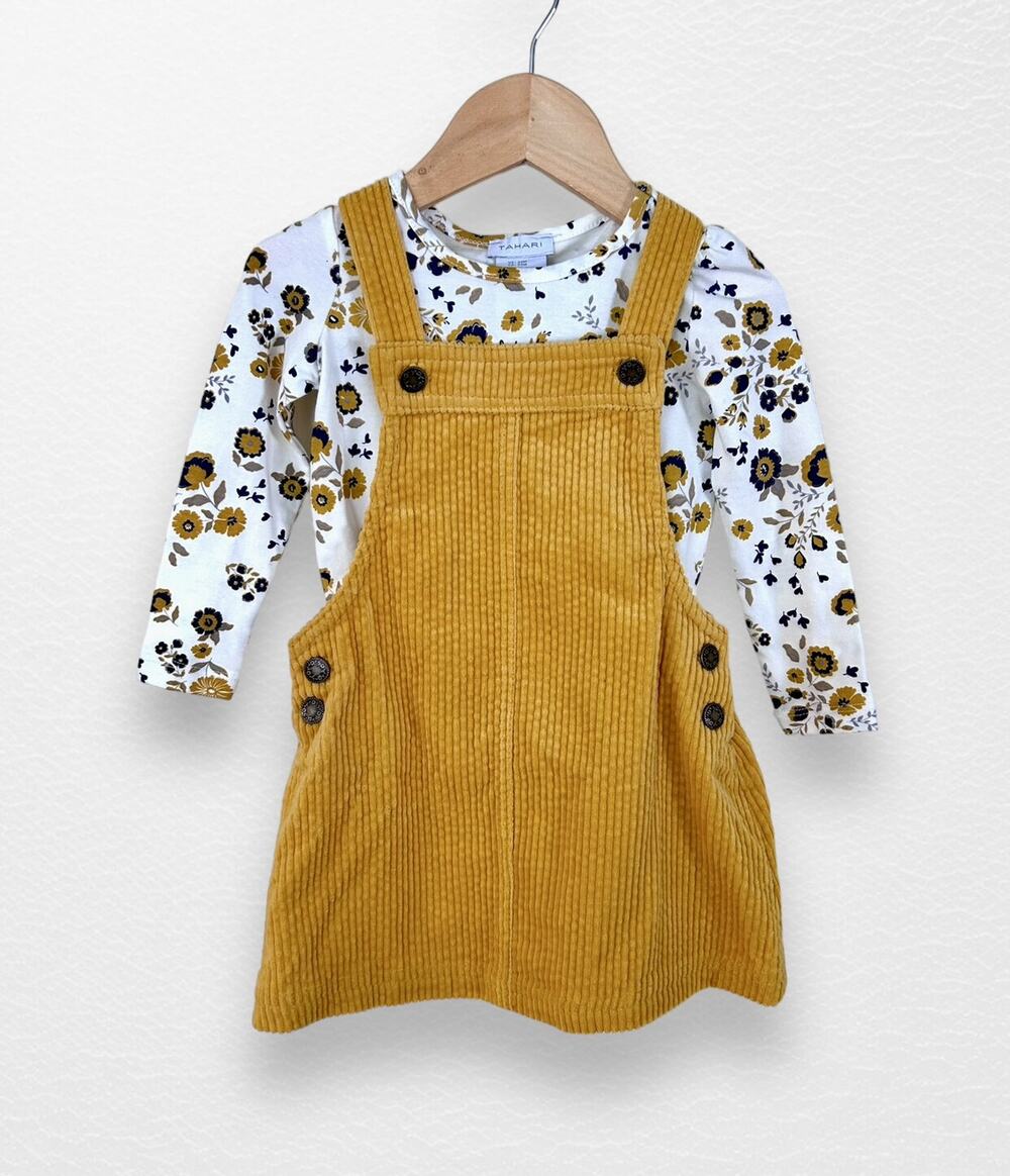 NWT Tahari Corduroy Jumper & Top, Size 24 Months